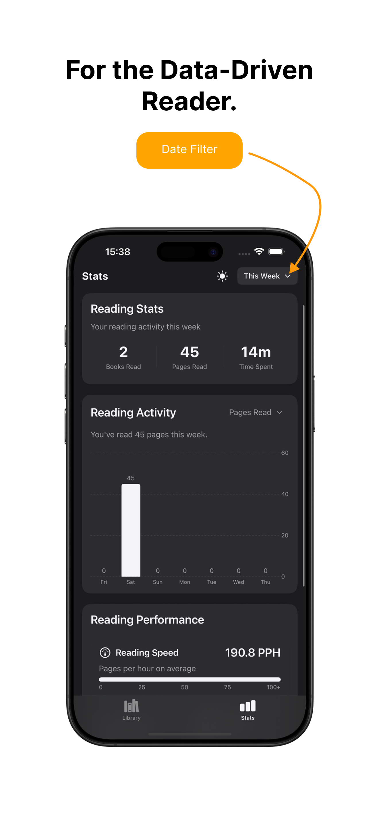 Book Tracker App reading tracker interface – Frame 26